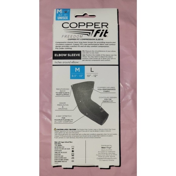 Copper Fit Compression elbow sleeve - Picture 2 of 2